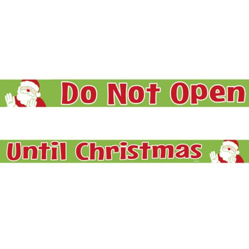 Do not Open Until Christmas Caution Tape