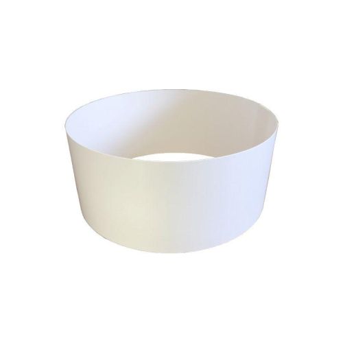 White Card Cake Collar Strips