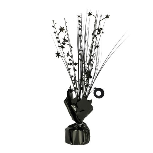 Black Foil Spray Centrepiece Balloon Weight