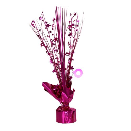 Hot Pink Foil Spray Centrepiece Balloon Weight