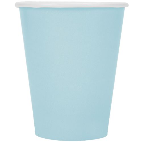 14 x Baby Blue Paper Party Cups