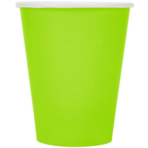 14 x Lime Green Paper Party Cups