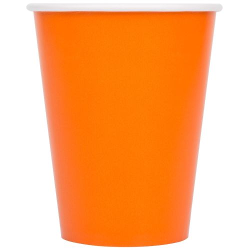 14 x Orange Paper Party Cups