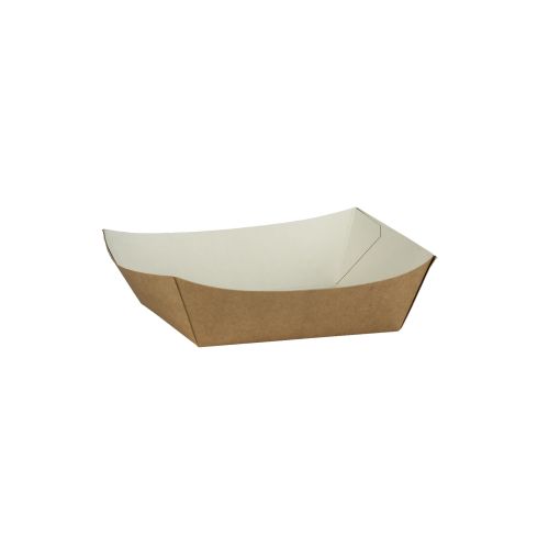 500 x 5" Kraft Card Square Burger Trays