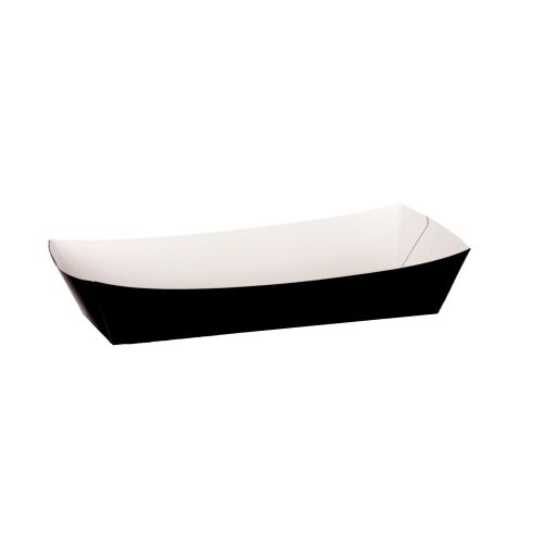 250 x Large Black Card Meal Trays