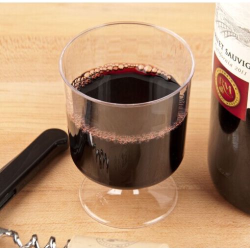 Mini Plastic Wine Goblets - Multiple Sizes