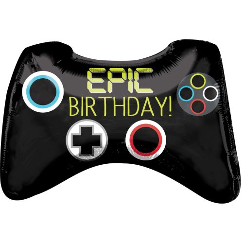 Epic Game controller Supershape Foil Balloon