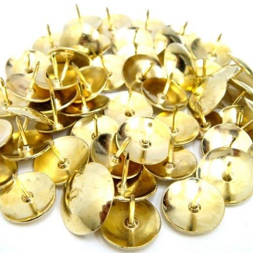 50 x Brass Drawing Pins