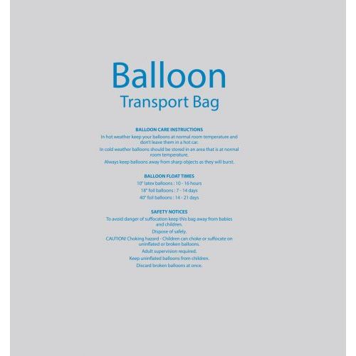 200 x Extra Large Balloon Transport Bags