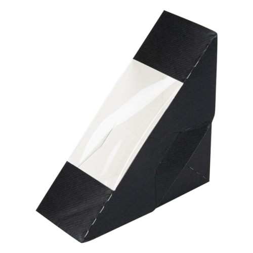 50 x Black Single Sandwich Wedge 