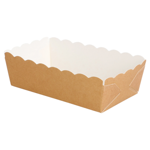 100 x Kraft Card Cake Slice Trays
