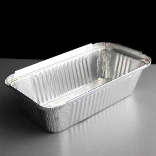 100x Aluminium Foil Containers & Lids Size 6A Trays Tray Takeaway Silver  Chinese
