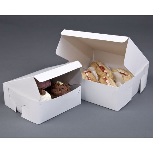 Folding Card Cake Boxes - Multiple Sizes (Pack of 250 )