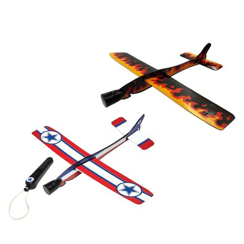 4 Glider Plane Toys With Launchers