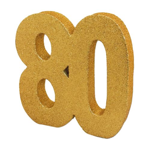 80 Gold Glitter Table Decoration