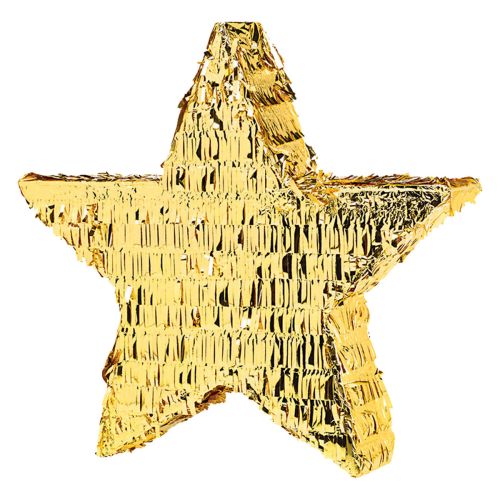 Gold Foil Star Pinata