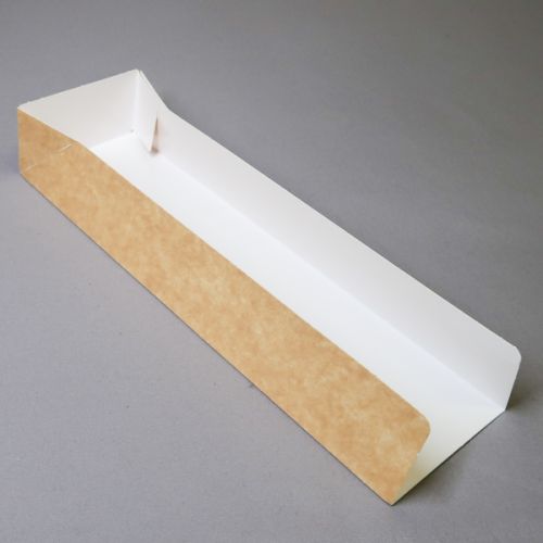 500 x Kraft Brown 9.5" Open Ended Hot Dog Sleeves
