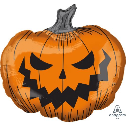 Hallows Eve Pumpkin Supershape Foil Balloon