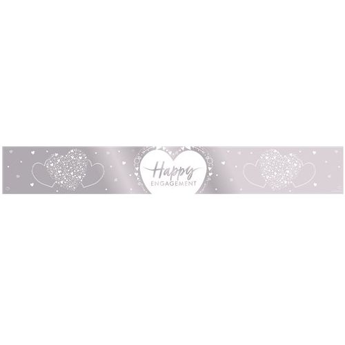 Happy Engagement Foil Banner