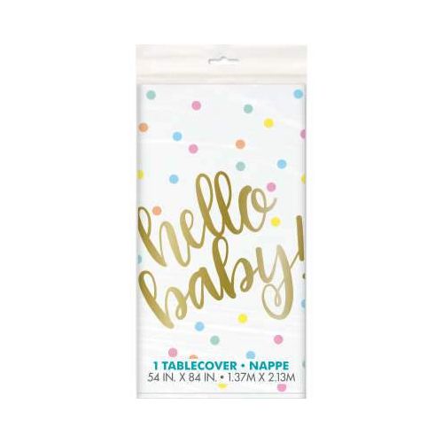 Hello Baby Rectangular Tablecover