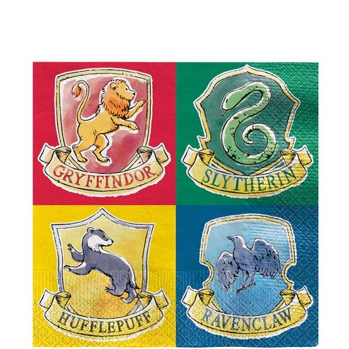 16 x Harry Potter Illustrated Napkins