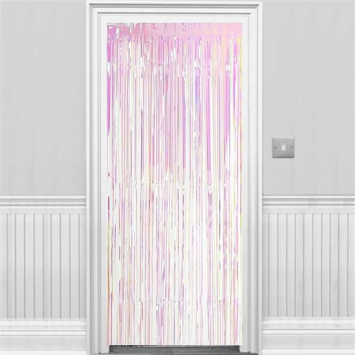 Metallic Iridescent Foil Door Curtain 