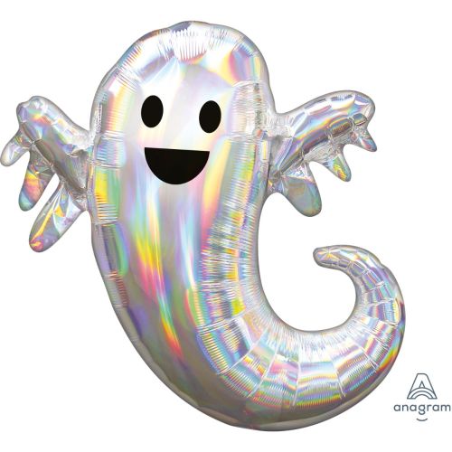 Iridescent Ghost Supershape Foil Balloon