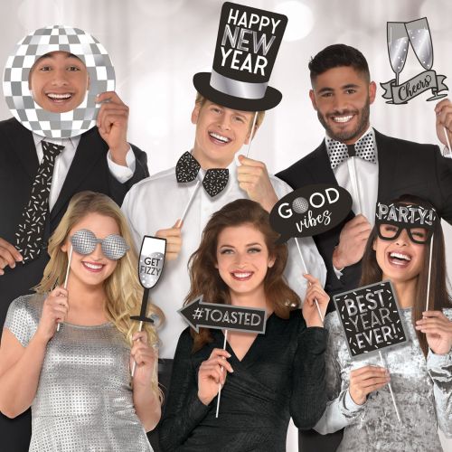 12 x New Year Jumbo Photo Props