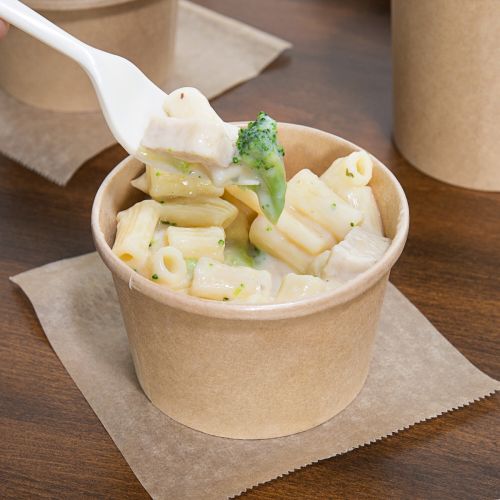 500 x Kraft Brown Paper Soup Tubs - Multiple Sizes