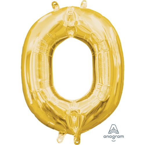 16" Gold Air Fill Letter Balloons-O