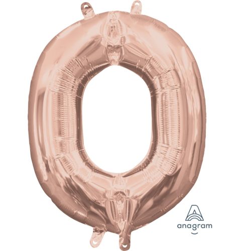 16" Rose Gold Air Fill Letter Balloons-O