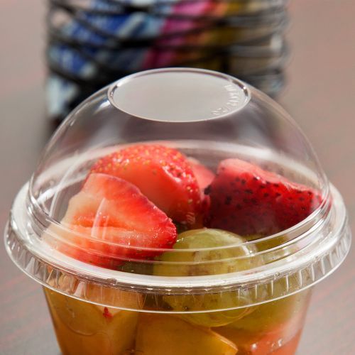 50 x Dome Lid for 9oz PET Pots