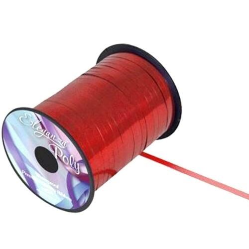 225m Metallic Red Curling Ribbon Reels