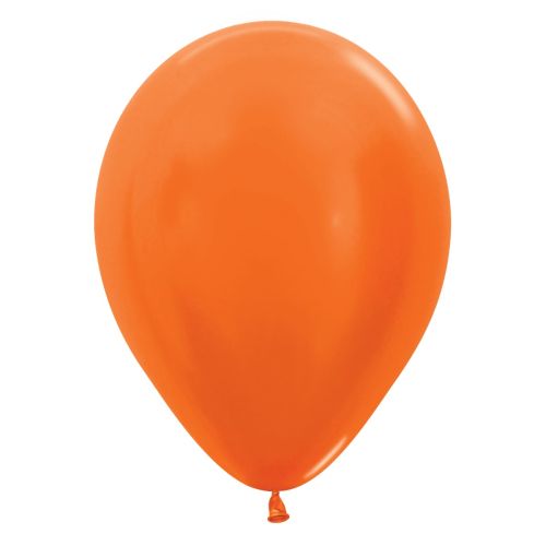 Sempertex 12" Latex Balloons-Orange