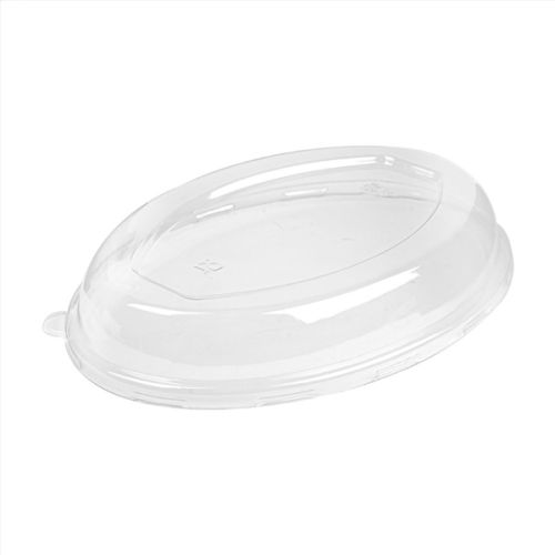 50 x PET Plastic Dome For Medium Oval Bowl 