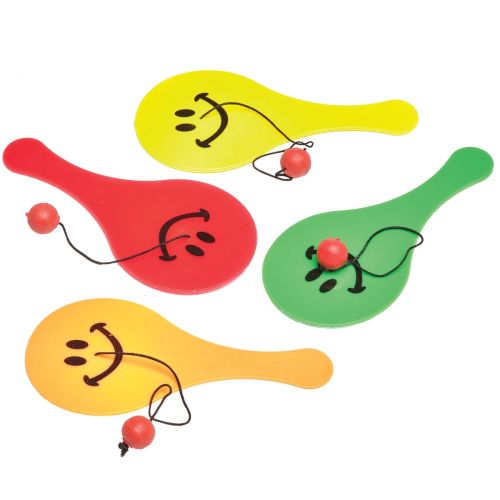 4 Paddle And Ball Toys