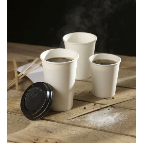 White Single Wall Paper Coffee Cups - Multiple Sizes (Pack of 1000 )