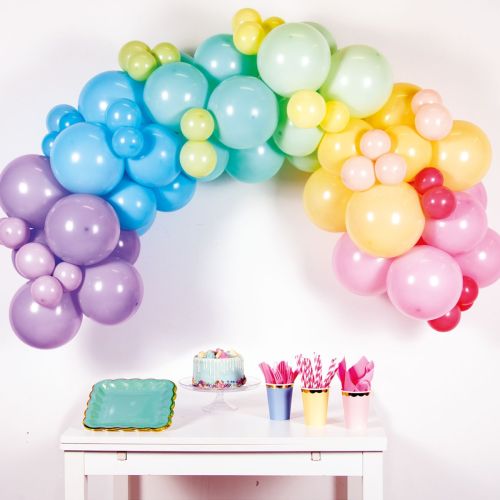 Pastel Rainbow DIY Garland Balloon Kit