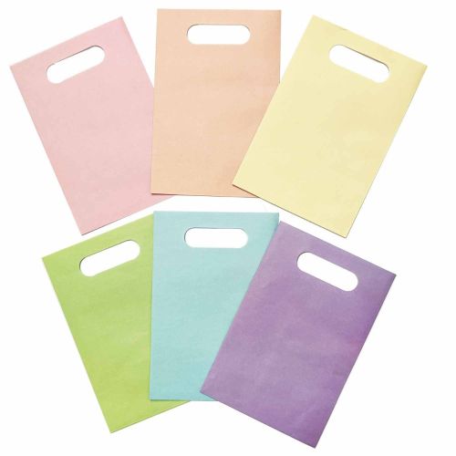 6 Pastel Mix Paper Loot Bags