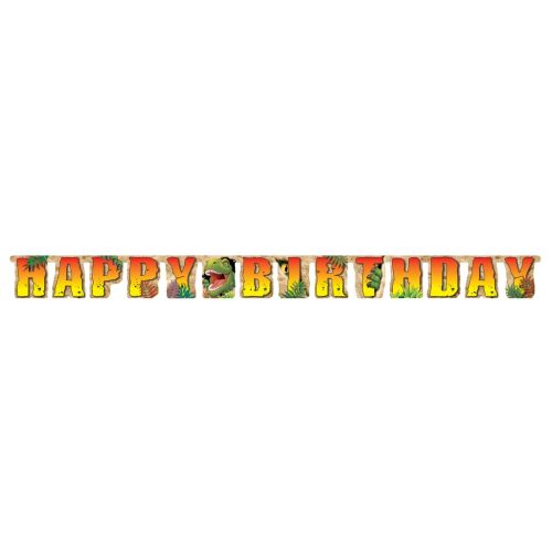 Dino Blast Happy Birthday Jointed Banner