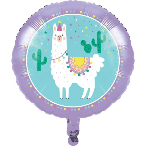 Llama Party Standard Foil Balloon