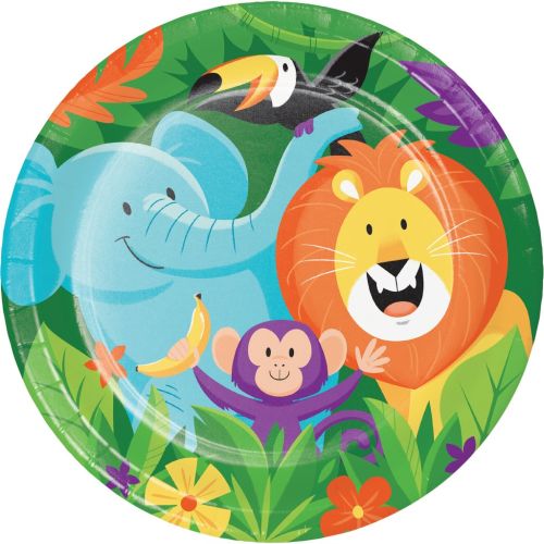 8 x Jungle Safari 9" Paper Plates