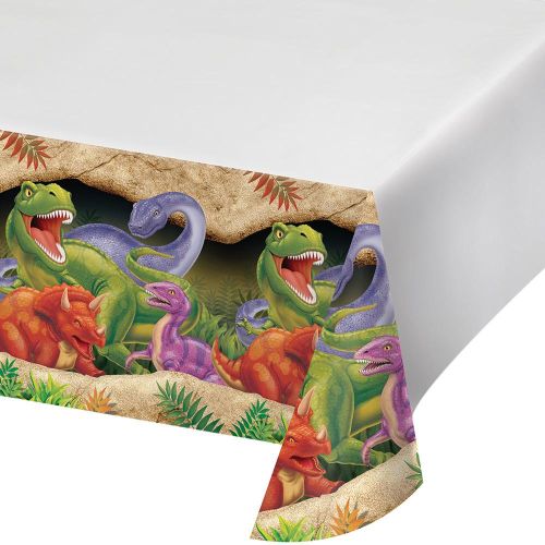 Dino Blast Rectangular Plastic Tablecover