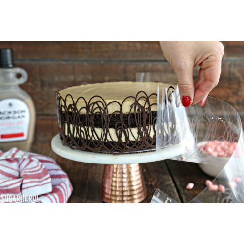 Clear Polypropylene Cake Collar for Large Cakes
