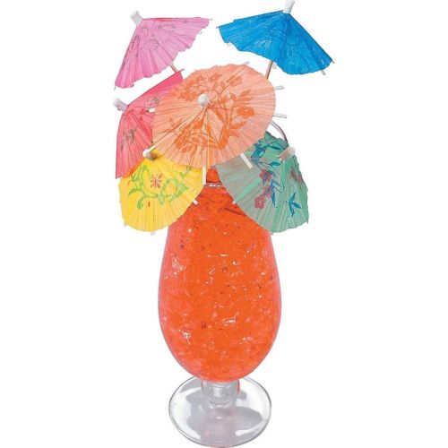 144 x Paper Parasol Umbrella Drinks Picks