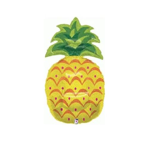 Holographic Pineapple Supershape Foil Balloon