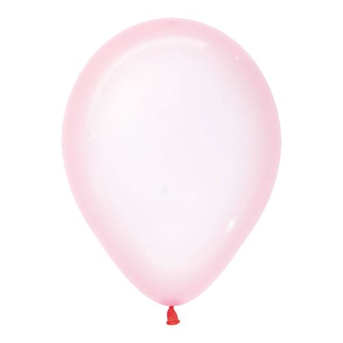 Pink Pastel Crystal Latex Balloons