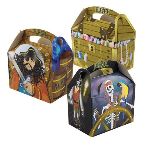 250 x Colpac Pirate Printed Meal Boxes 