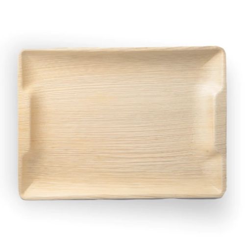 10 x Rectangular 10" x 14" Biodegradable Palm Leaf Platters