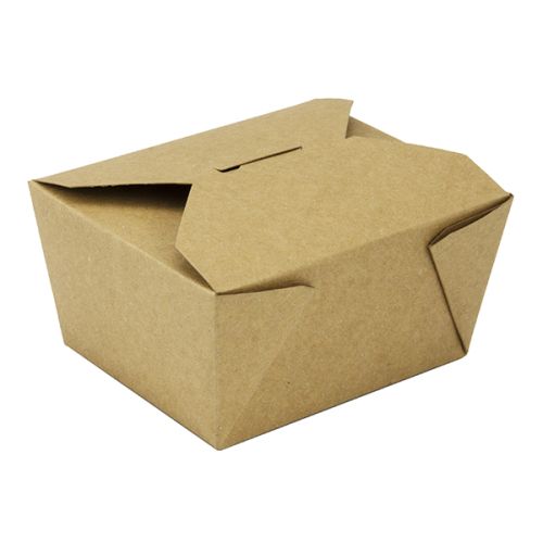 450 x Kraft Card 750ml #1 Takeaway Food Boxes